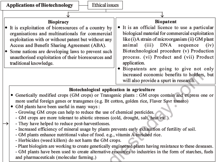 NEET Biology Biotechnology And Its Applications MCQs Set B, Multiple ...